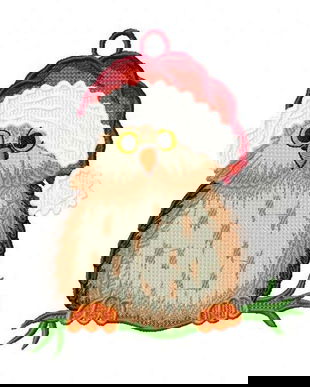 Bufnita craciunita brodata