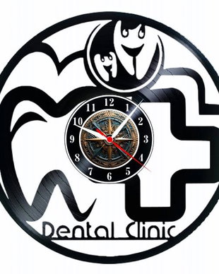 CLINICA DENTARA-ceas de perete (personalizabil)
