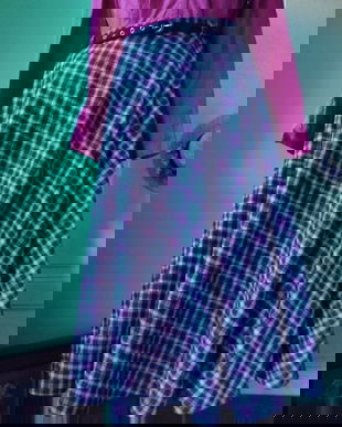 Fusta carouri ,cloș amplu