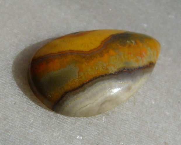 Bumble Bee jasper cabochon (lucrat manual in India) aprox 25x15x5 mm