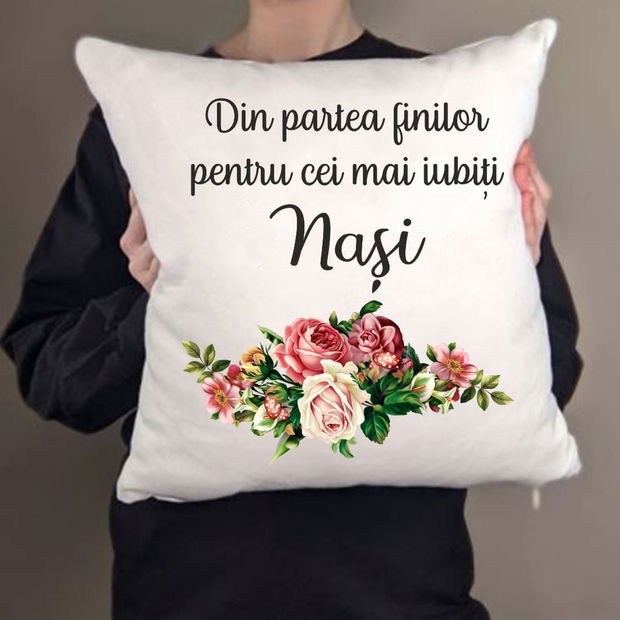 Perne personalizate , Nasi, 40×40 cm, PPN003