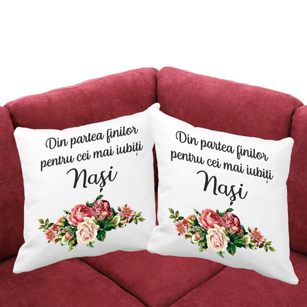 Perne personalizate , Nasi, 40×40 cm, PPN003