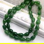 Jad picatura fatetata verde 9x6mm  - 1buc