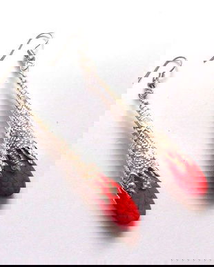 cercei howlite rosu 46866