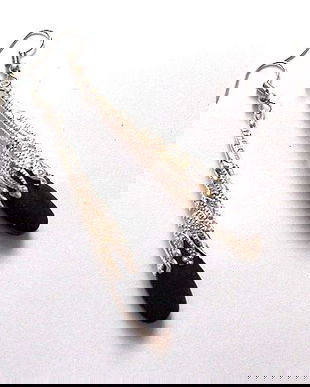 cercei howlite negru 46865