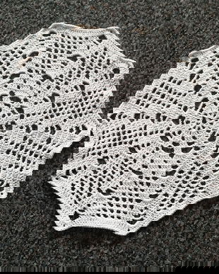 mileu dantela crosetata crem 27 cm