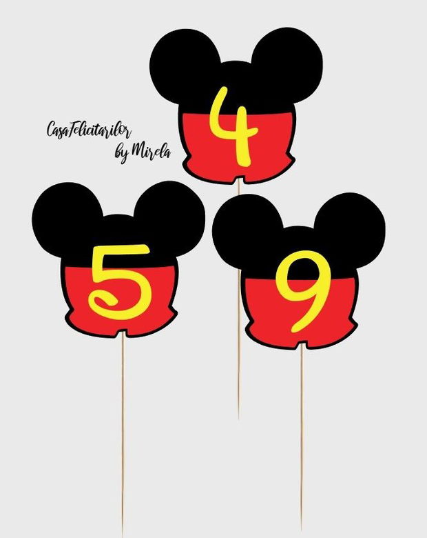 Numere de masa Mickey mouse