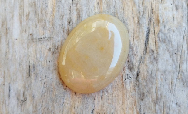 Cabochon aventurin galben, 40x30 mm
