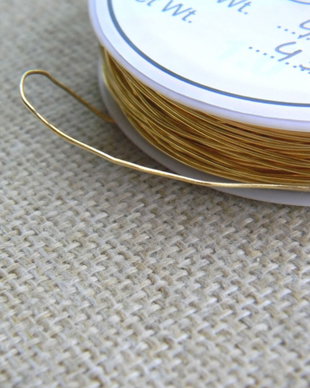 Sarma argint aurit (vermeil) 925 - 0,6 mm