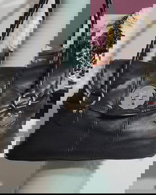 Geanta din piele naturala cu 3 compartimente