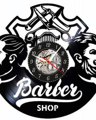BARBERSHOP- ceas de perete