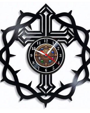 CRUCIFIX-ceas de perete