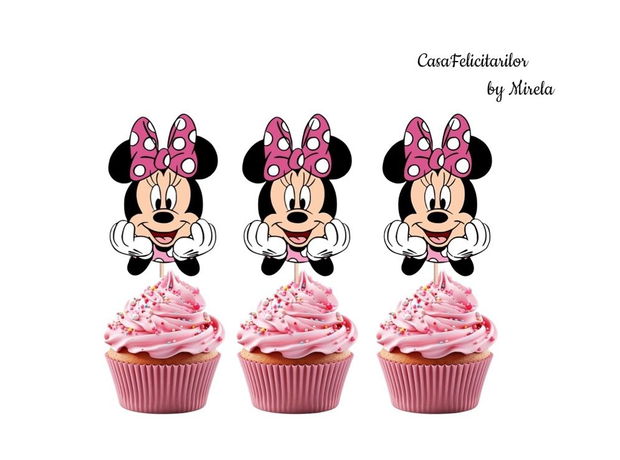 Etichete Personalizate pentru Artificii Minnie mouse