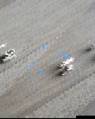 Crimpuri, argint, 2x2 mm, 10 buc. (MN8)