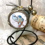 Glob handmade pentru bradul de Craciun, in forma de toba - colectia "Vintage"