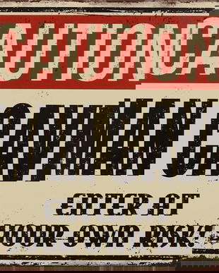 Decoratiune metalica "pestera barbatilor"