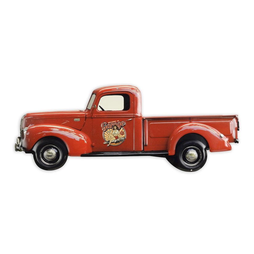 Decoratiune metalica camioneta