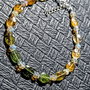 Bratara argint turmalina nuante opal de foc etiopian boho chic trendy - T ransport gratuit