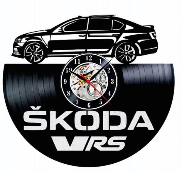 SKODA VRS- ceas de perete