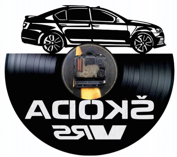 SKODA VRS- ceas de perete