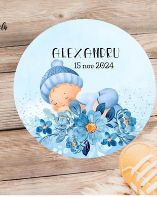 Etichete Mărturii Botez Băieței Bebe dormind