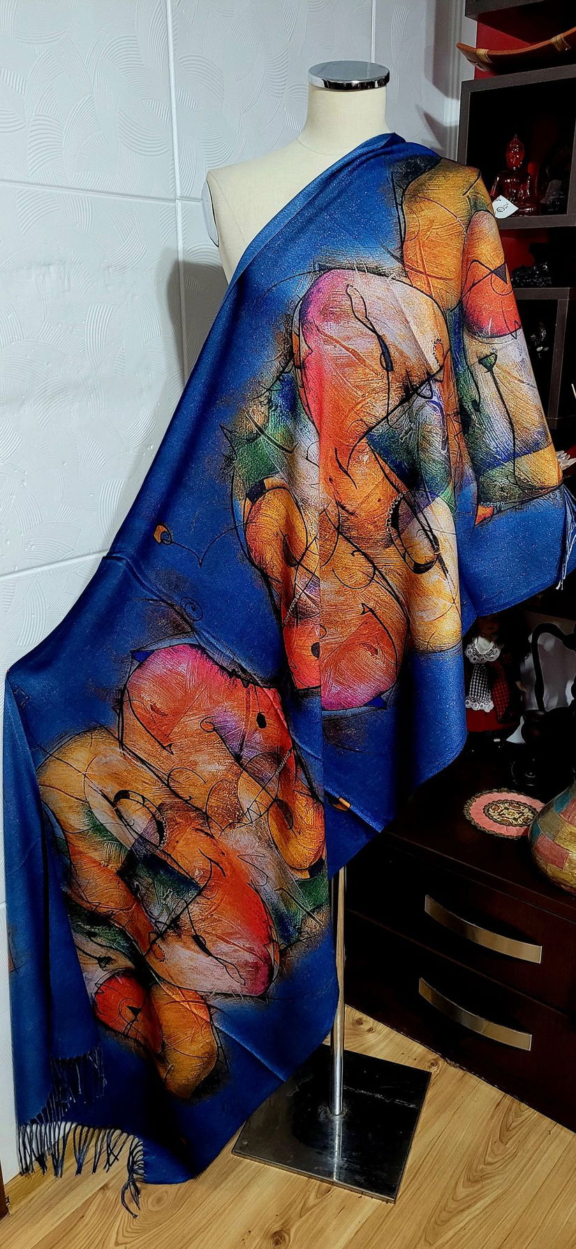 Saluri cashmere diferite culori model abstract