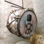 Glob decorat manual in forma de toba - colectia "Vintage"