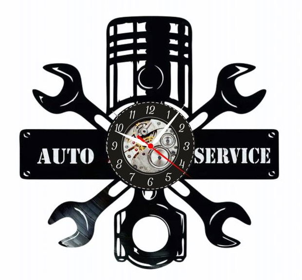 SERVICE AUTO-ceas de perete