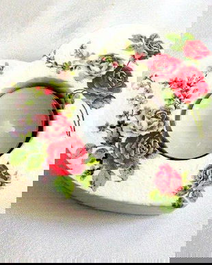 Suport lumanare cu trandafiri 46956