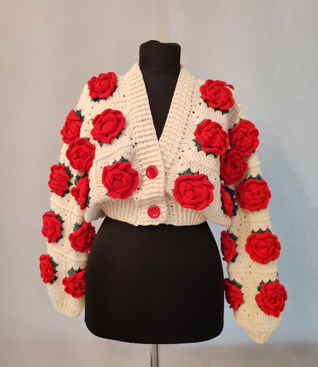 Cardigan rose