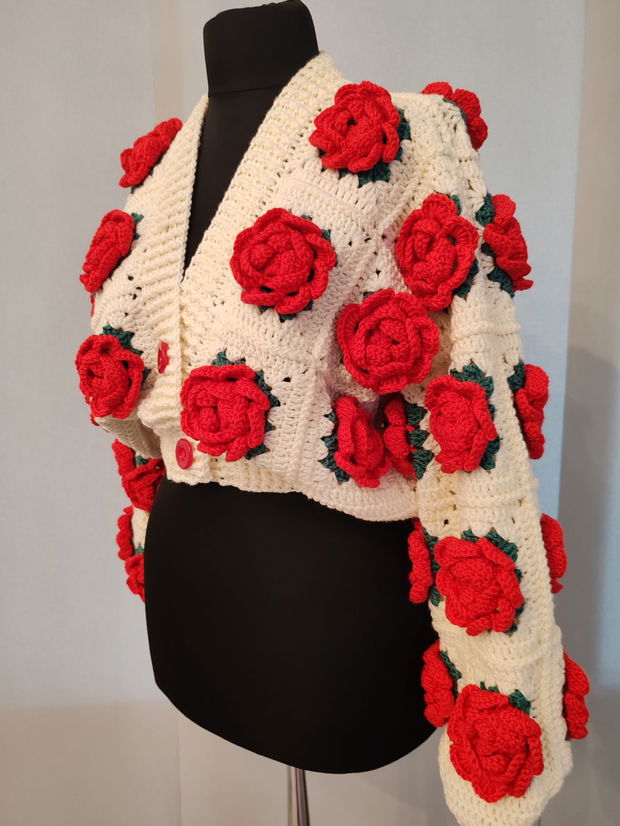 Cardigan rose