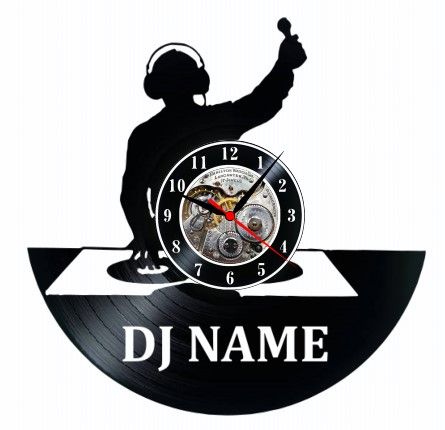 DJ-ceas de perete (personalizabil)