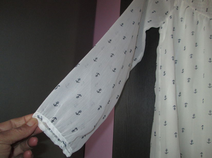 bluza fina diafana dame