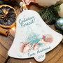 Glob Craciun Personalizat din Lemn - Christmas Party