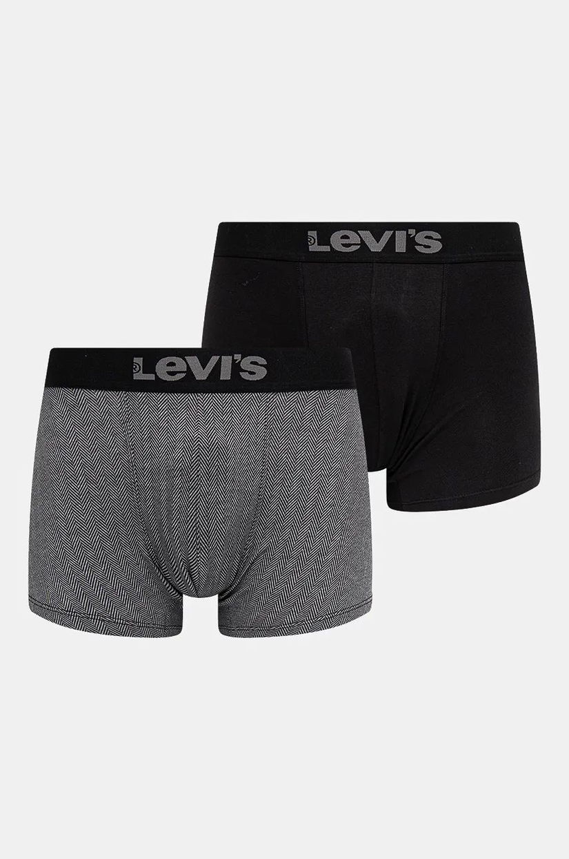 Levi's boxeri 2-pack barbati, culoarea negru, 37149-1029