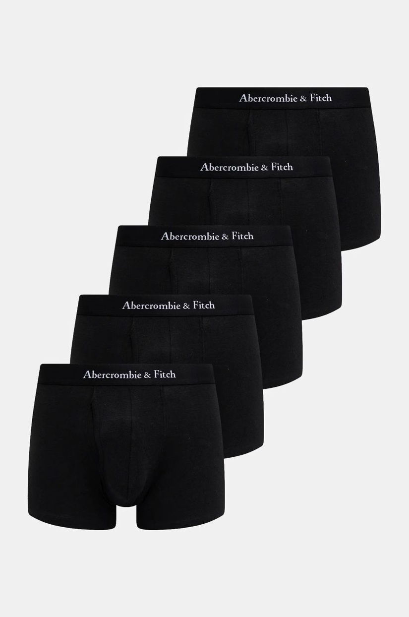 Abercrombie & Fitch boxeri 5-pack barbati, culoarea negru, KI114-4006