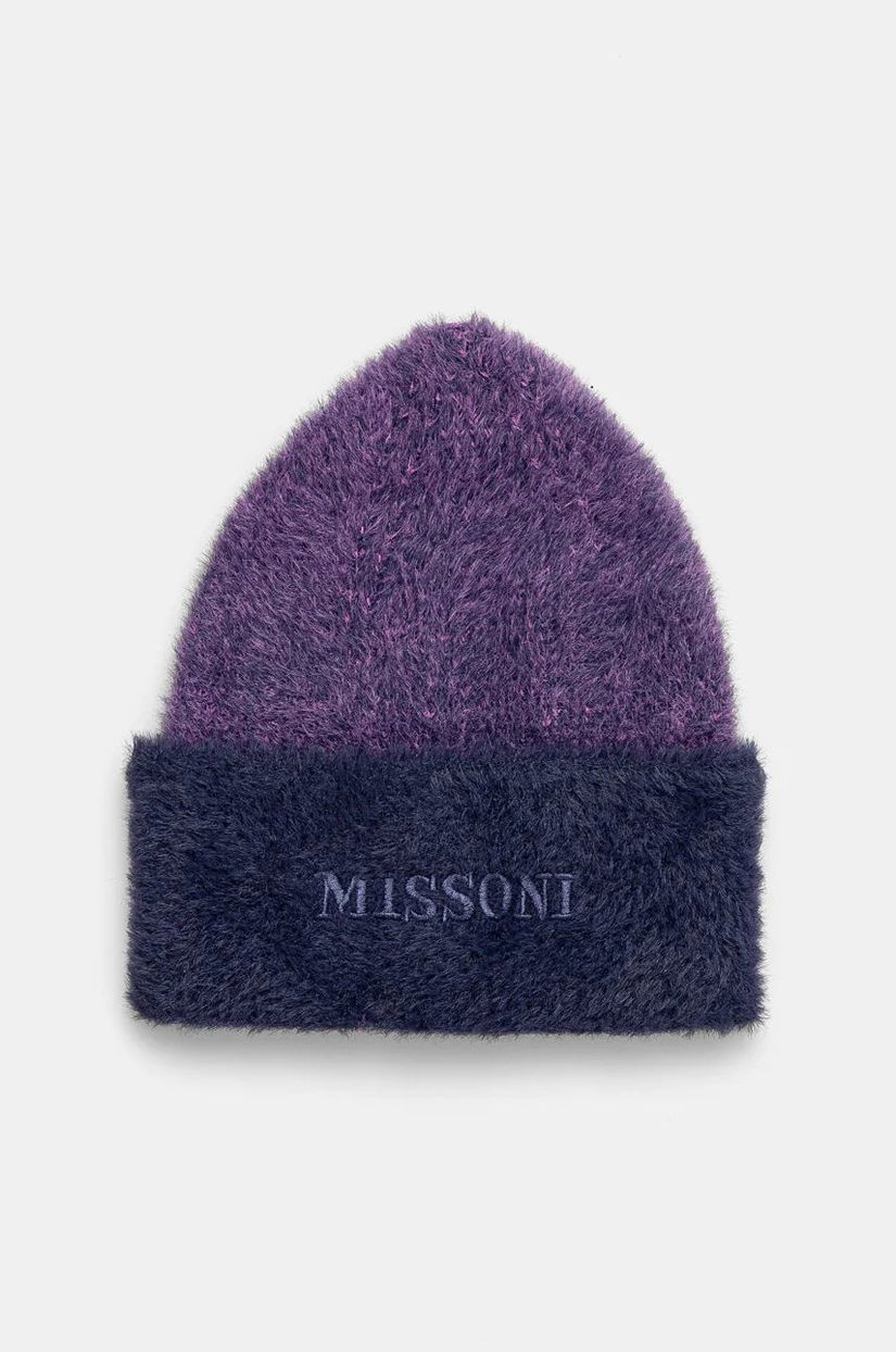 Missoni caciula culoarea violet, CP00PAD9828