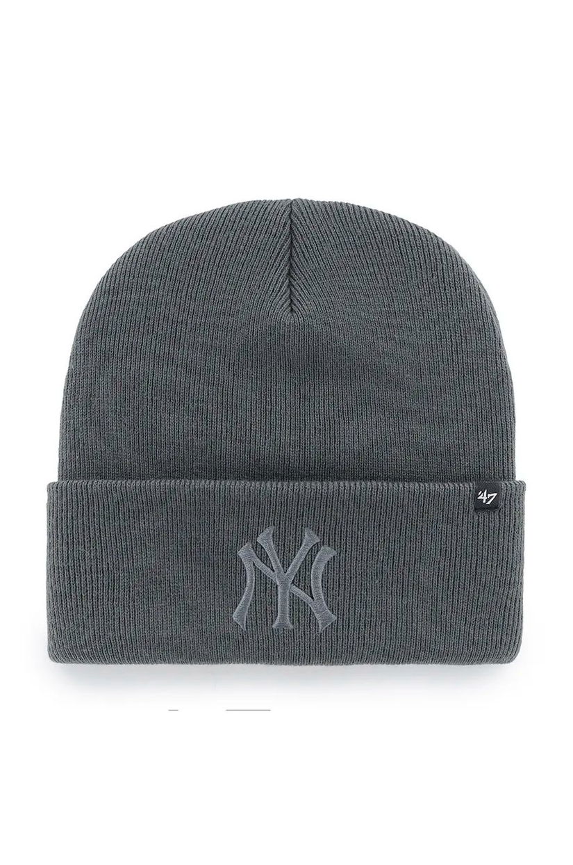 47 brand caciula MLB New York Yankees culoarea gri, B-HYMKR17ACE-CCB