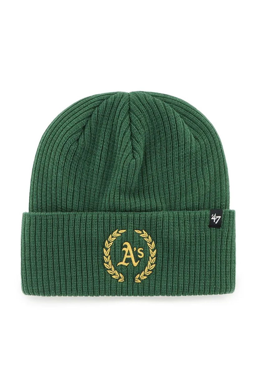 47 brand caciula MLB Oakland Athletics culoarea verde, B-SKYCK18XXE-DG