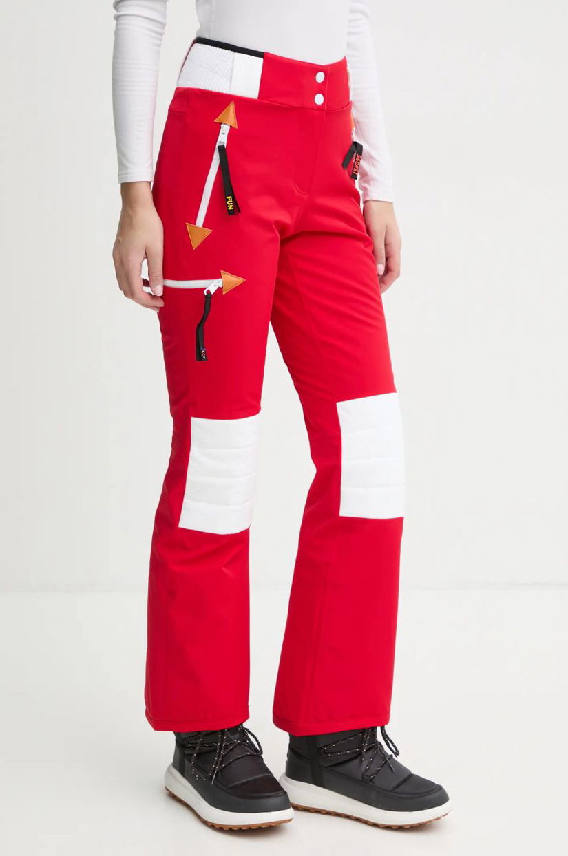 Rossignol pantaloni de schi Pilot x JCC culoarea rosu, RLNWP08