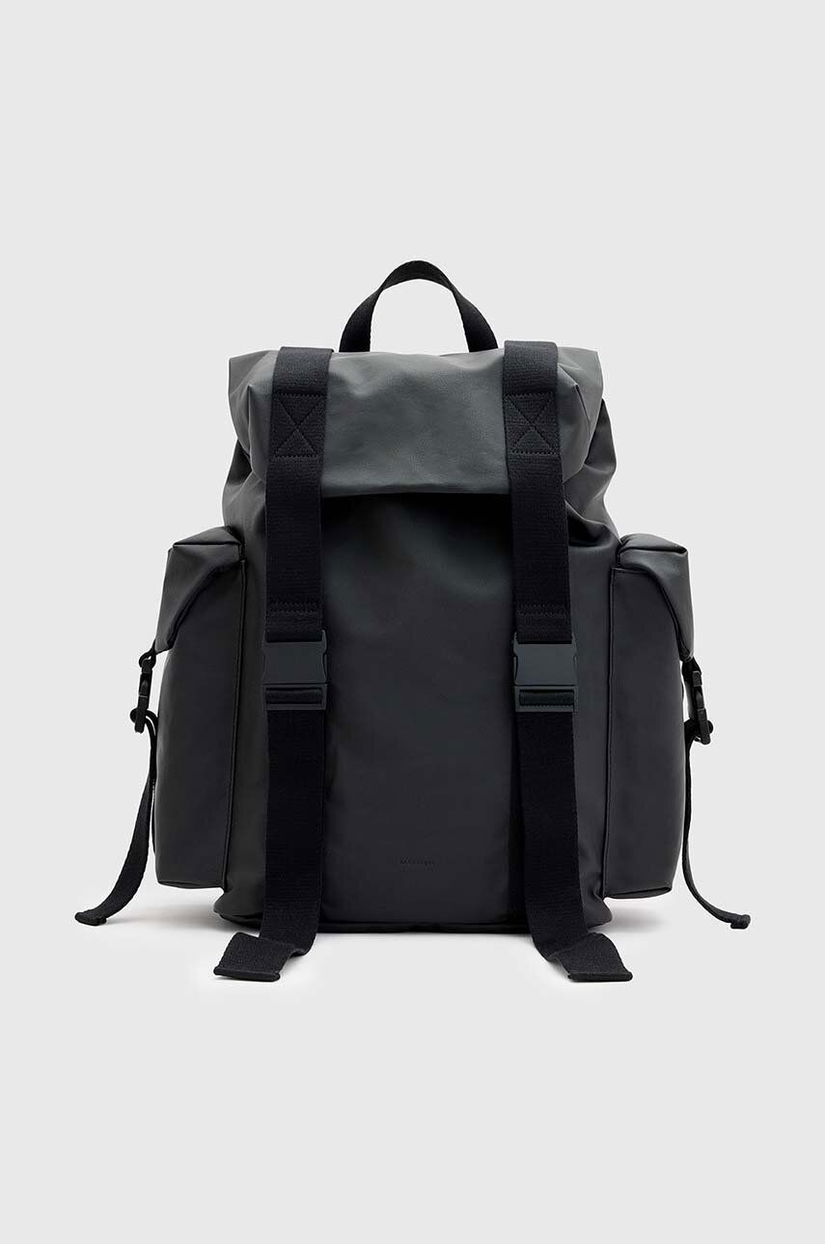 AllSaints rucsac MARS barbati, culoarea negru, mare, neted, M090XB