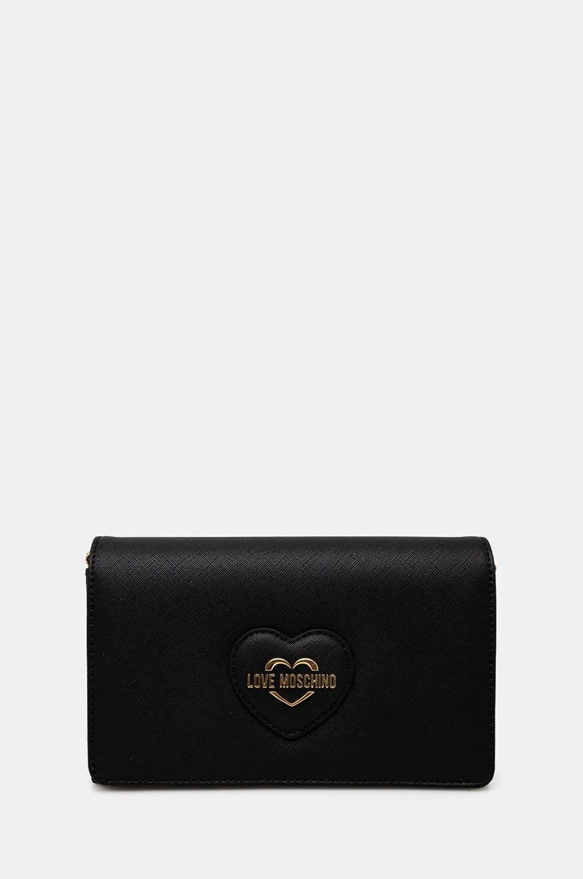 Love Moschino poseta culoarea negru, JC4268PP0L