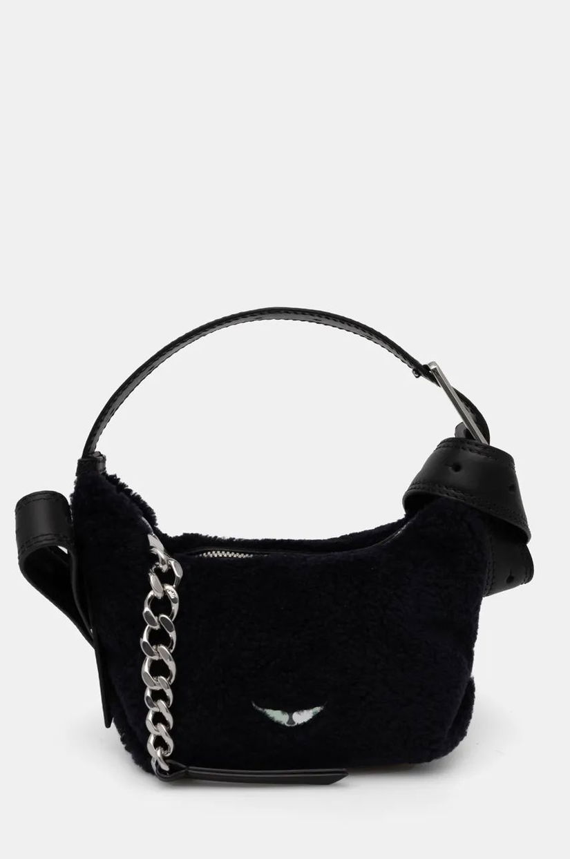 ZADIG&VOLTAIRE geantă de lână culoarea negru, LWBA02550