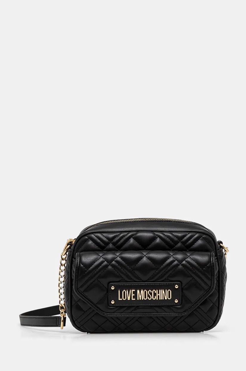 Love Moschino poseta culoarea negru, JC4374PP0L