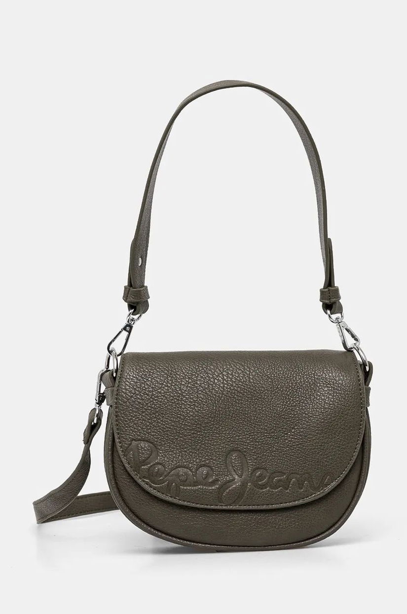 Pepe Jeans poseta CRISHA ICON culoarea verde, PL031566