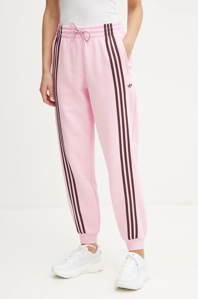 adidas Originals pantaloni de trening culoarea roz, modelator, JN8281