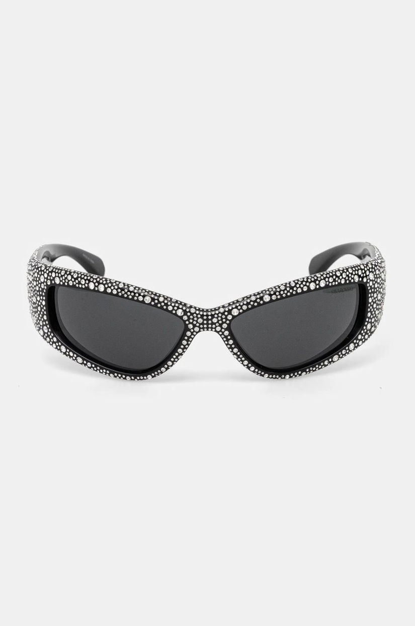 Swarovski ochelari de soare SUBLIMA femei, culoarea negru, 5706558