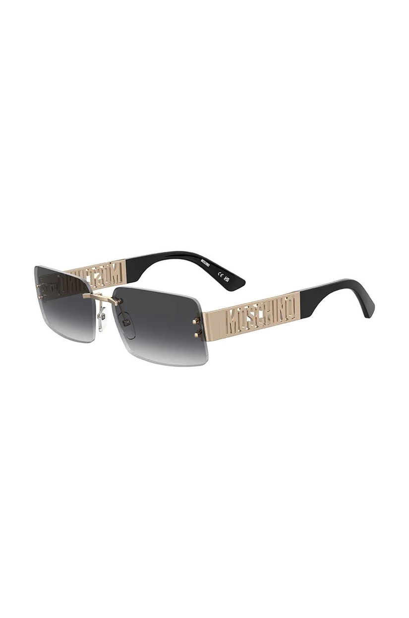 Moschino ochelari de soare femei, culoarea auriu, MOS169/S