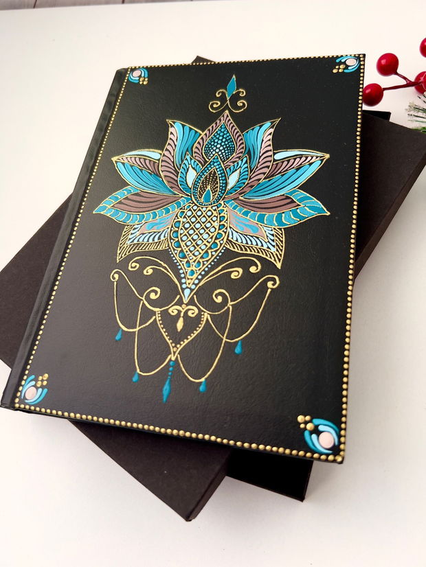 Agenda pictata "Floare de Lotus"