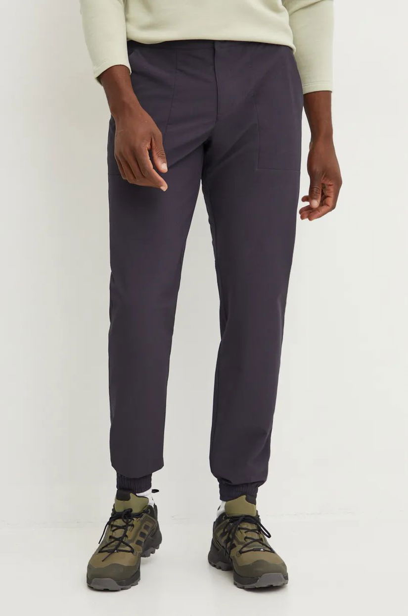 Jack Wolfskin pantaloni de exterior Newport culoarea albastru marin, A60036